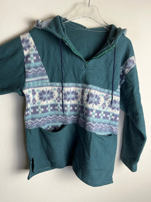 Vintage Fleece Half-Zip Pullover (S)