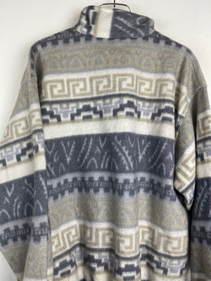 Vintage Fleece Half-Zip Sweater (L)