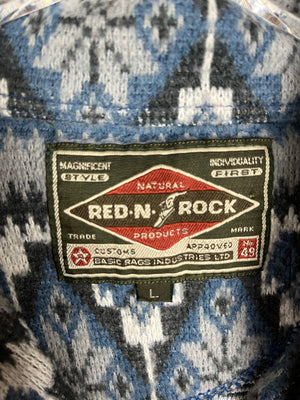 Vintage Fleece / Acryl Half-Zip Sweater (M)