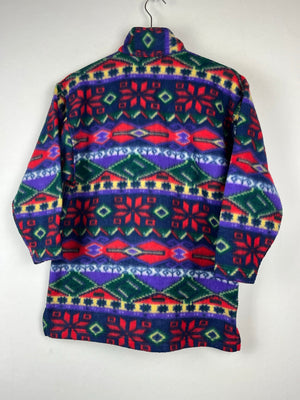Vintage Fleece Half-Zip Sweater (M-L Frauen)