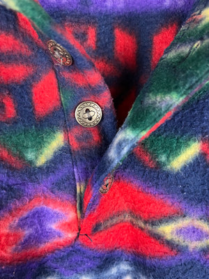 Vintage Fleece Half-Zip Sweater (M-L Frauen)