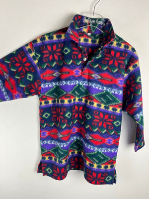 Vintage Fleece Half-Zip Sweater (M-L Frauen)
