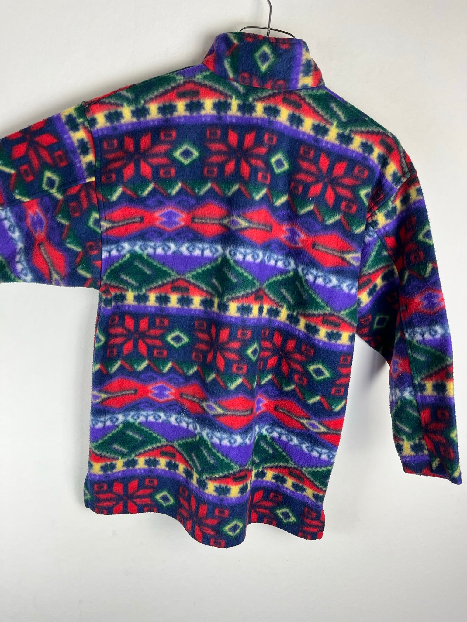 Vintage Fleece Half-Zip Sweater (M-L Frauen)