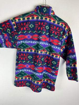 Vintage Fleece Half-Zip Sweater (M-L Frauen)