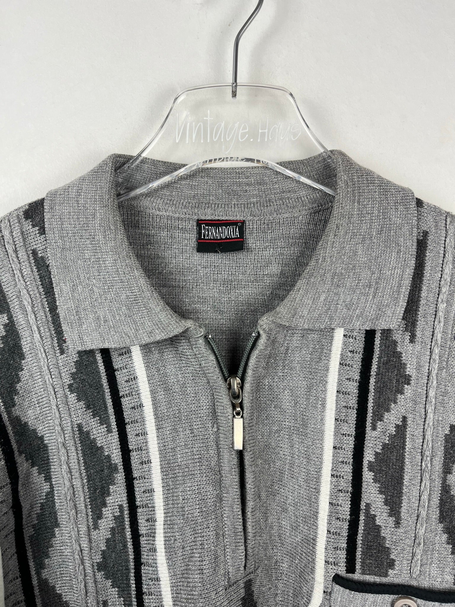 Vintage Half-Zip Sweater (M)