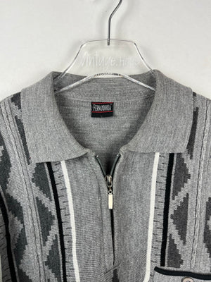 Vintage Half-Zip Sweater (M)