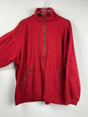 Vintage Fleece Half-Zip Sweater (XL)