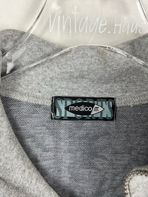 Vintage Fleece / Baumwoll Half-Zip Sweater (M-L)