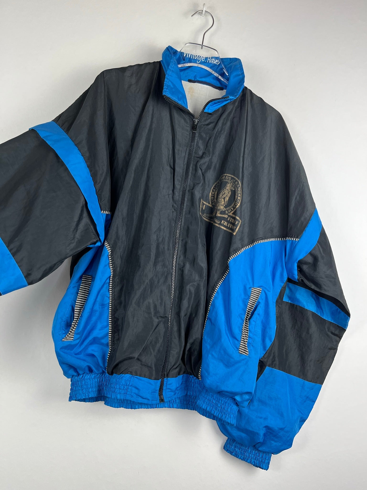 Vintage Jacke mit abnehmbaren Ärmeln (L)