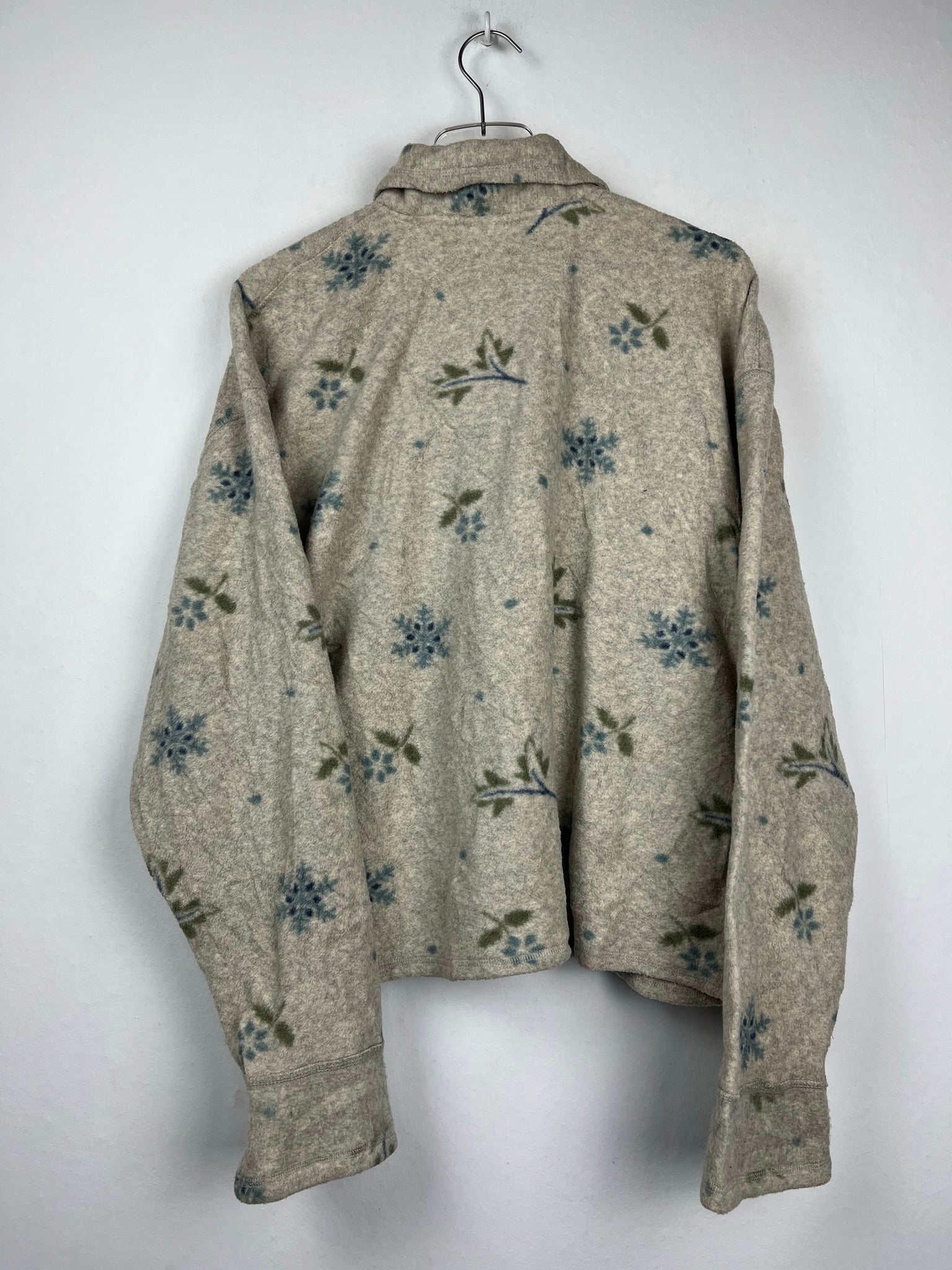 Vintage Fleece Sweatshirtjacke (M)