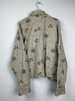 Vintage Fleece Sweatshirtjacke (M)