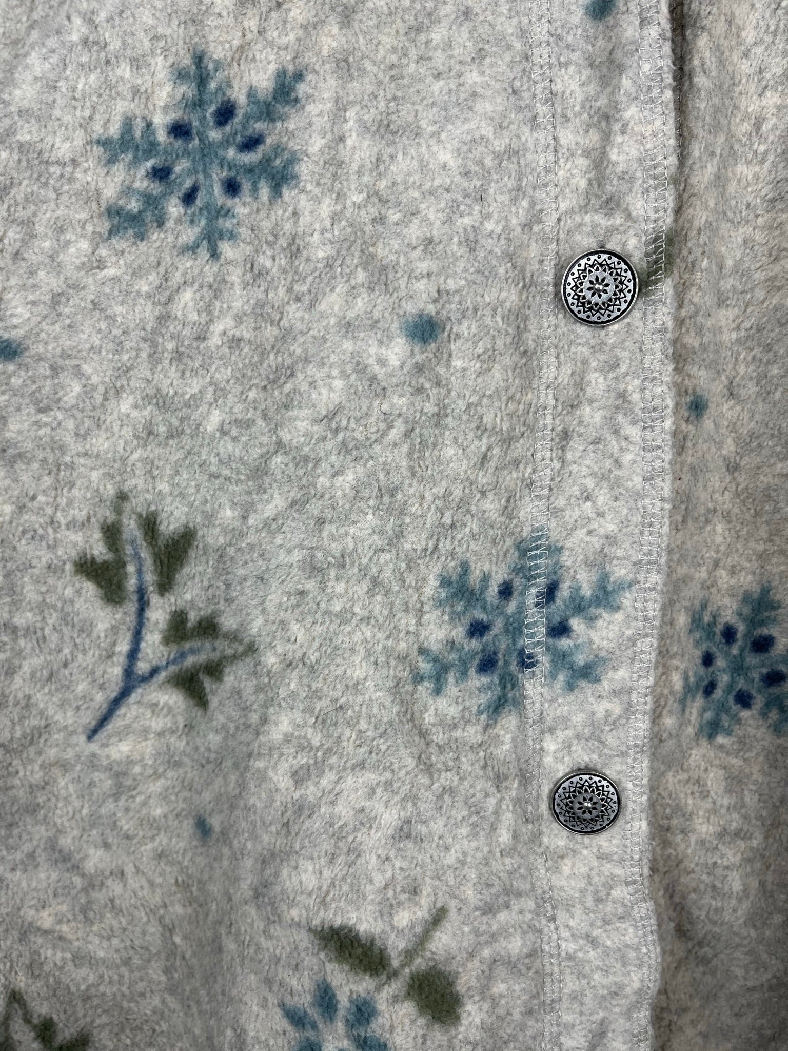 Vintage Fleece Sweatshirtjacke (M)