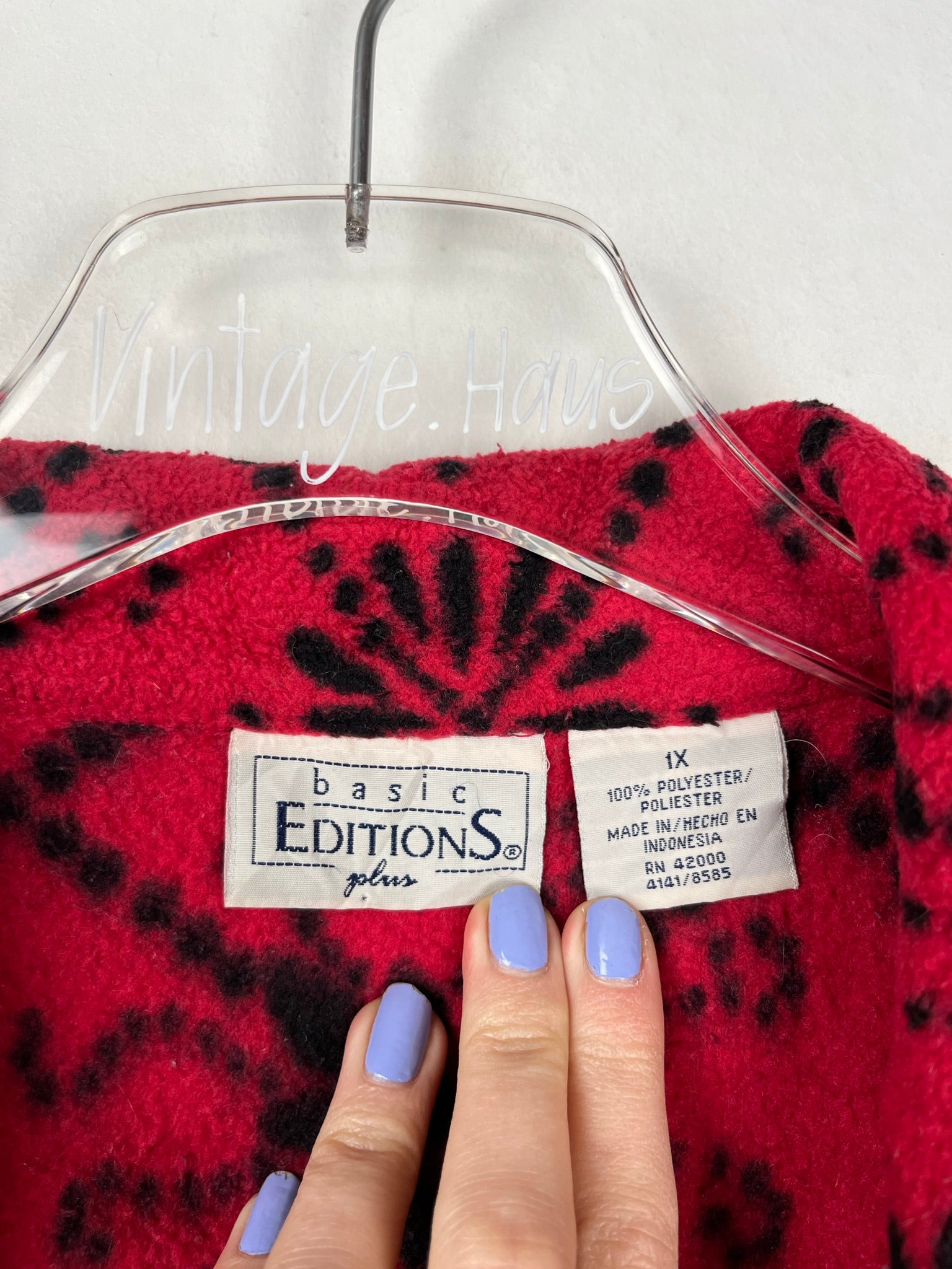 Vintage Fleece Hemd (XL)