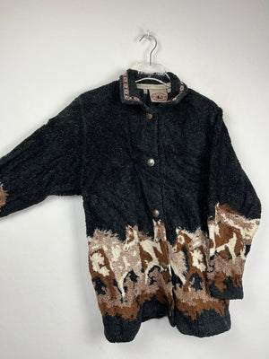 Vintage Fleece Hemd (S)