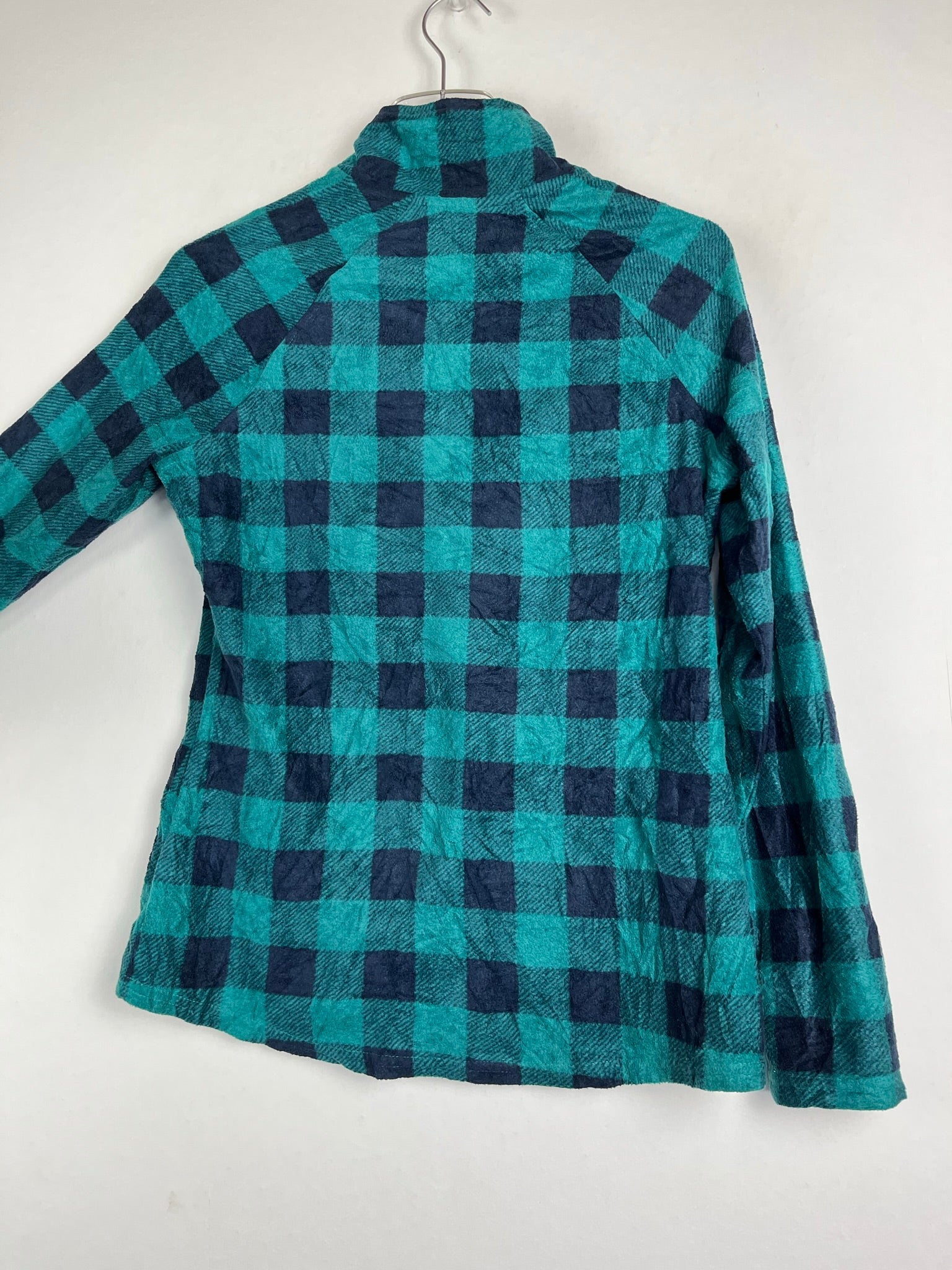 Vintage dünner Fleece Half-Zip Sweater (S Frauen)