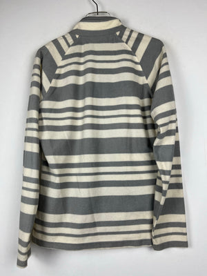 Vintage dünner Fleece Half-Zip Sweater (S)