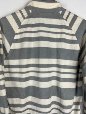 Vintage dünner Fleece Half-Zip Sweater (S)