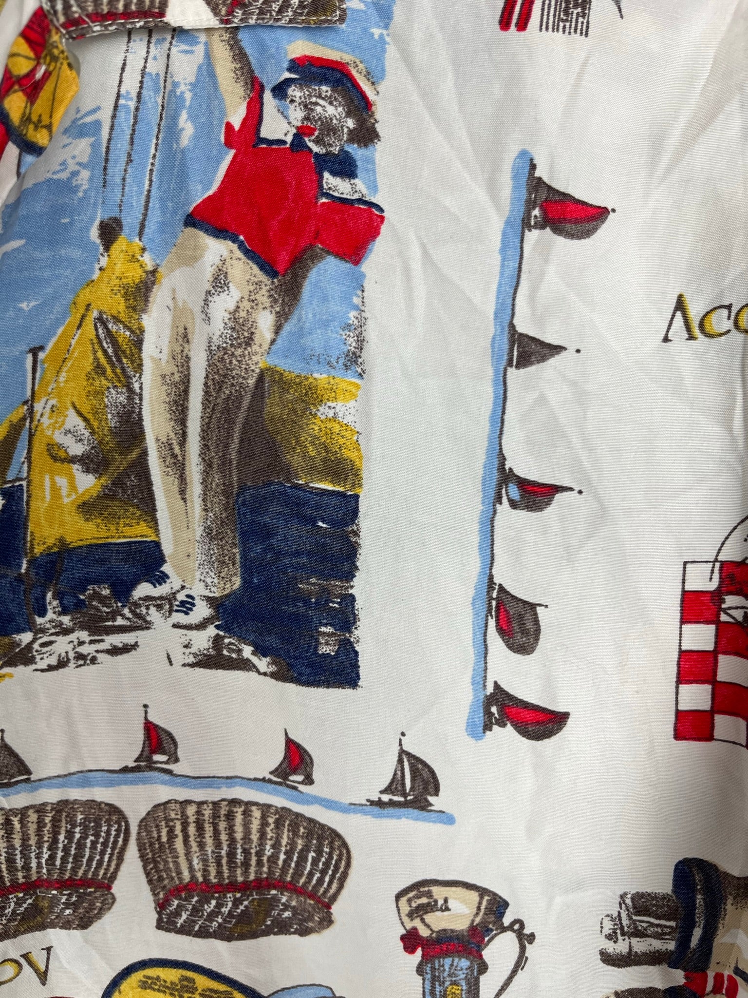 Vintage Crazy Pattern Hemd (L)