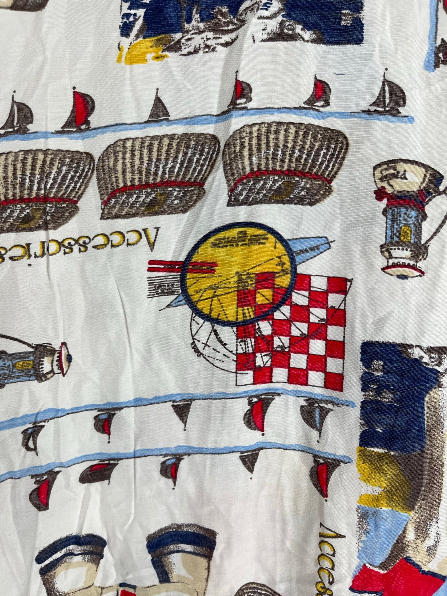 Vintage Crazy Pattern Hemd (L)