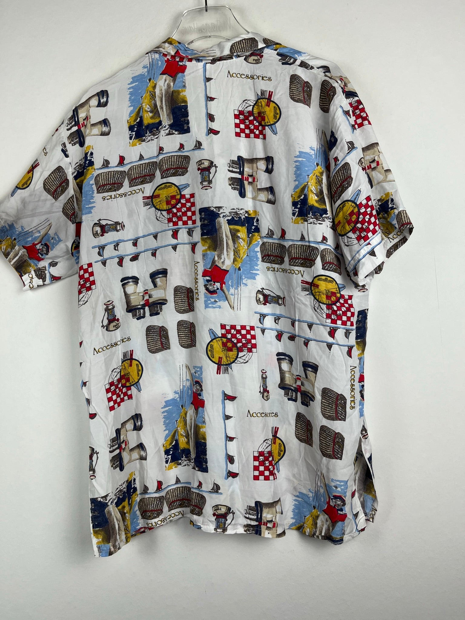 Vintage Crazy Pattern Hemd (L)