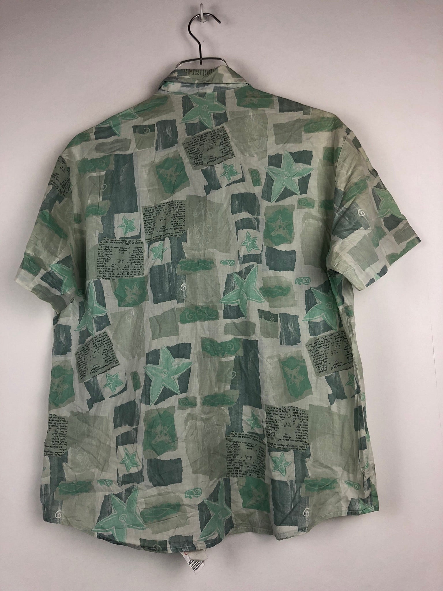 Vintage Crazy Pattern Hemd (S)
