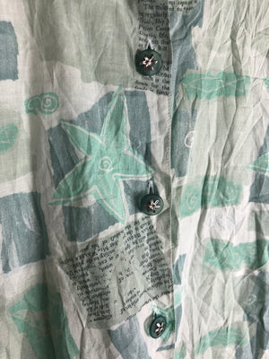 Vintage Crazy Pattern Hemd (S)