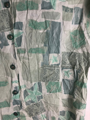 Vintage Crazy Pattern Hemd (S)