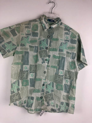 Vintage Crazy Pattern Hemd (S)