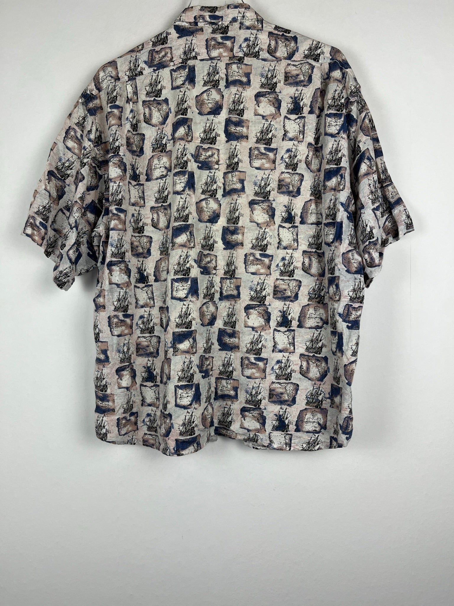 Vintage Crazy Pattern Hemd (M-L)