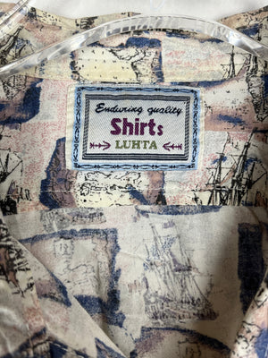 Vintage Crazy Pattern Hemd (M-L)