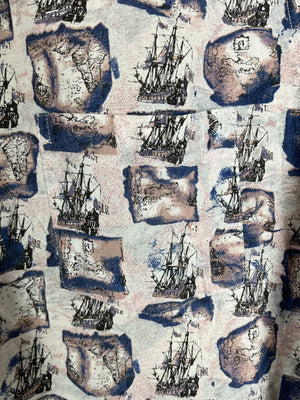 Vintage Crazy Pattern Hemd (M-L)