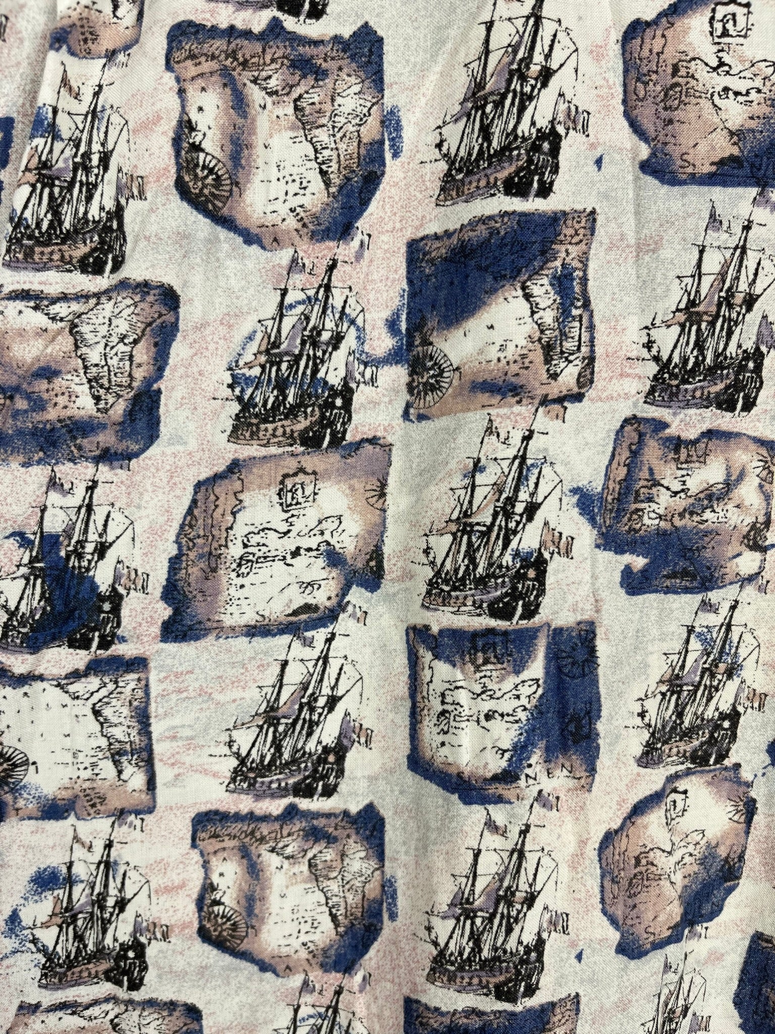 Vintage Crazy Pattern Hemd (M-L)
