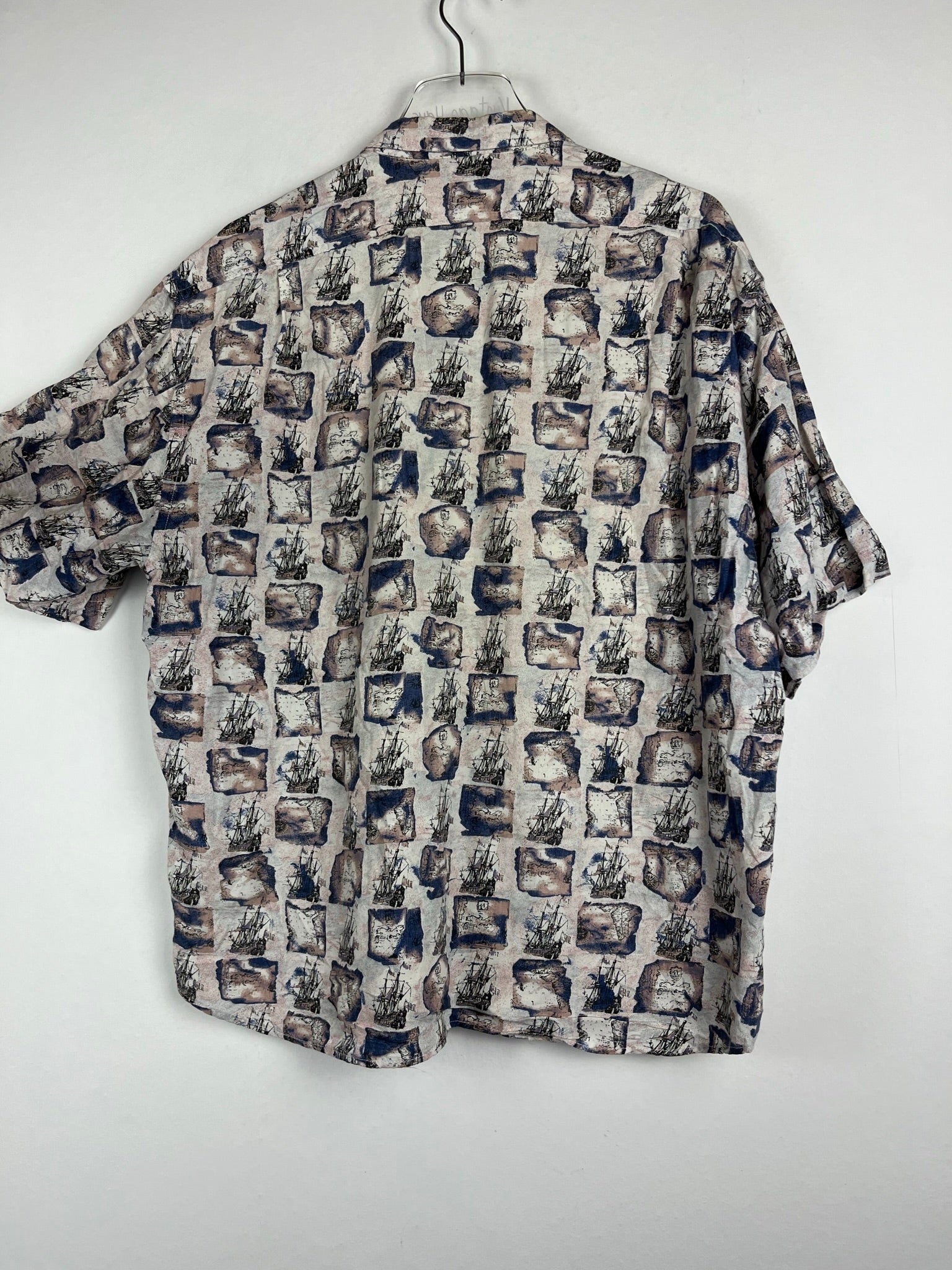 Vintage Crazy Pattern Hemd (M-L)