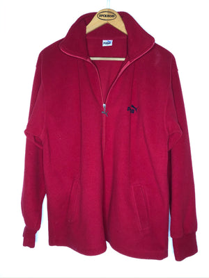 Vintage Puma Fleece Sweatshirtjacke (L)