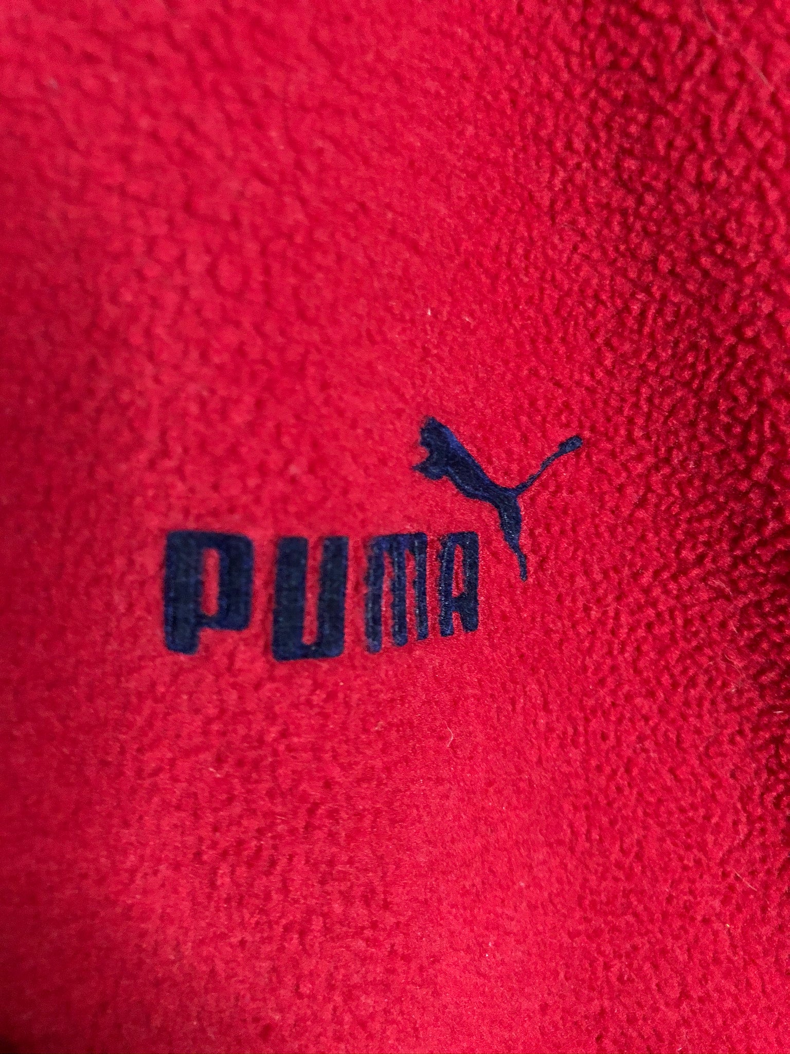 Vintage Puma Fleece Sweatshirtjacke (L)