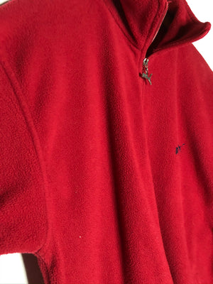 Vintage Puma Fleece Sweatshirtjacke (L)
