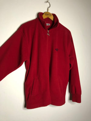 Vintage Puma Fleece Sweatshirtjacke (L)