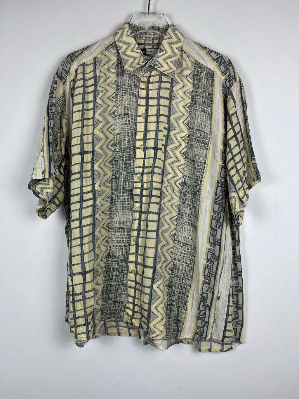 Vintage Crazy Pattern Hemd (L)