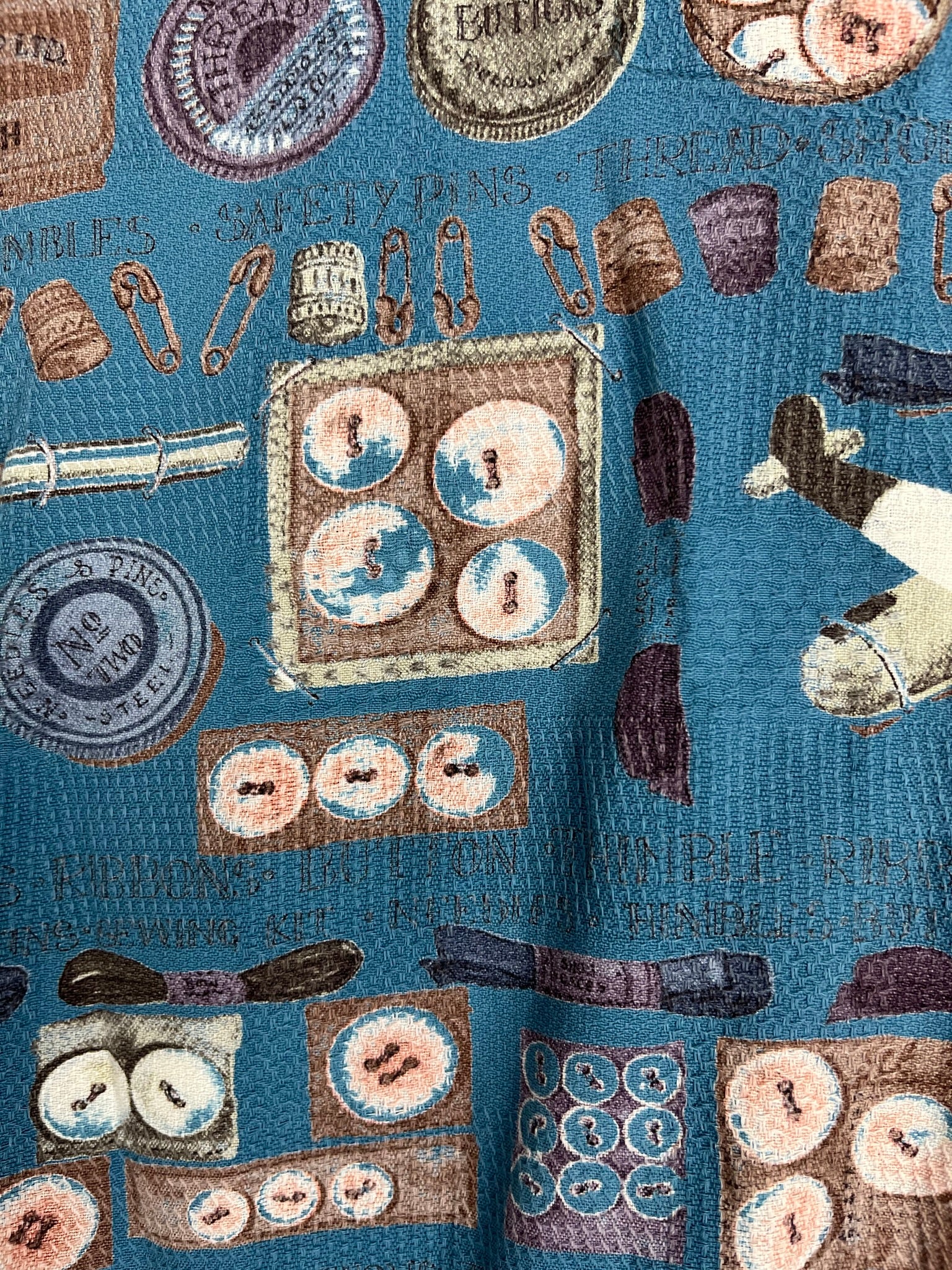 Vintage Crazy Pattern Baumwollhemd (M)