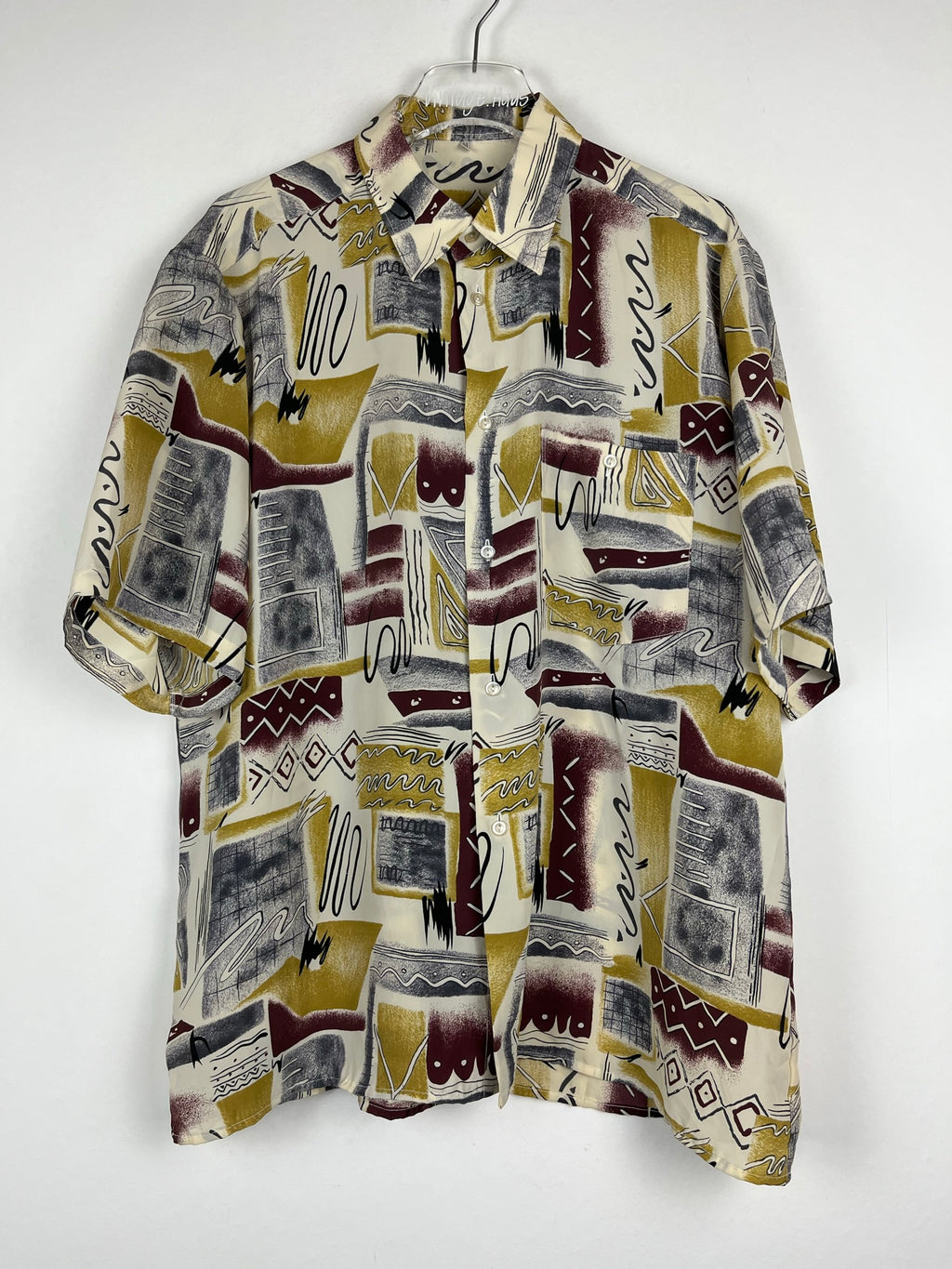 Vintage Crazy Pattern Hemd (L)