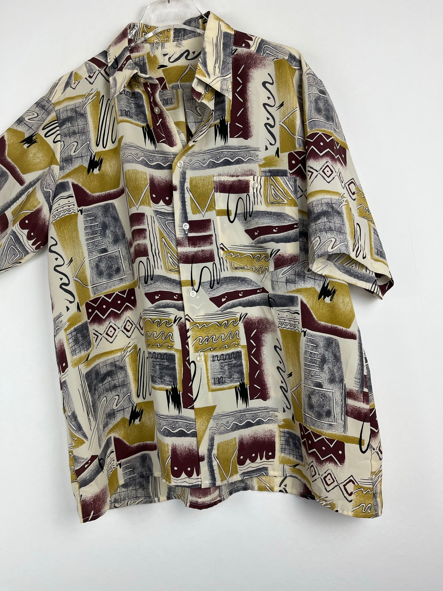 Vintage Crazy Pattern Hemd (L)