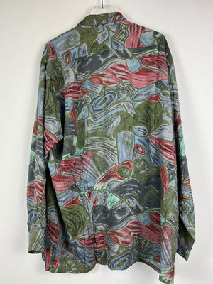 Vintage Crazy Pattern Hemd (XL)