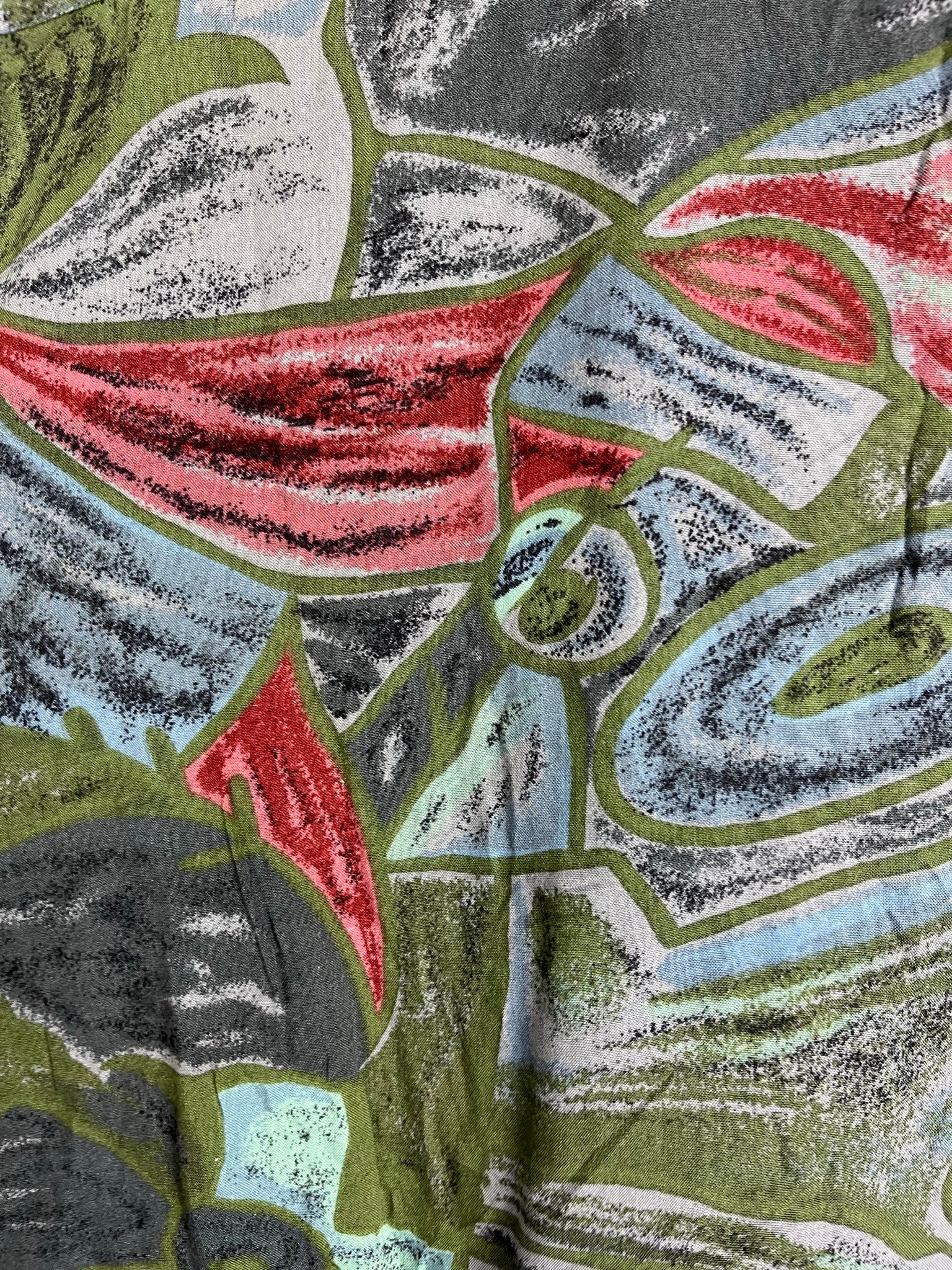 Vintage Crazy Pattern Hemd (XL)
