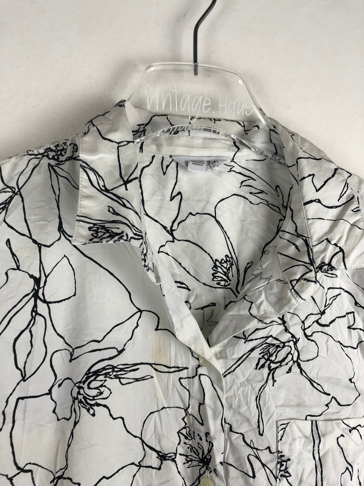 Vintage Calvin Klein Bluse (M-L)