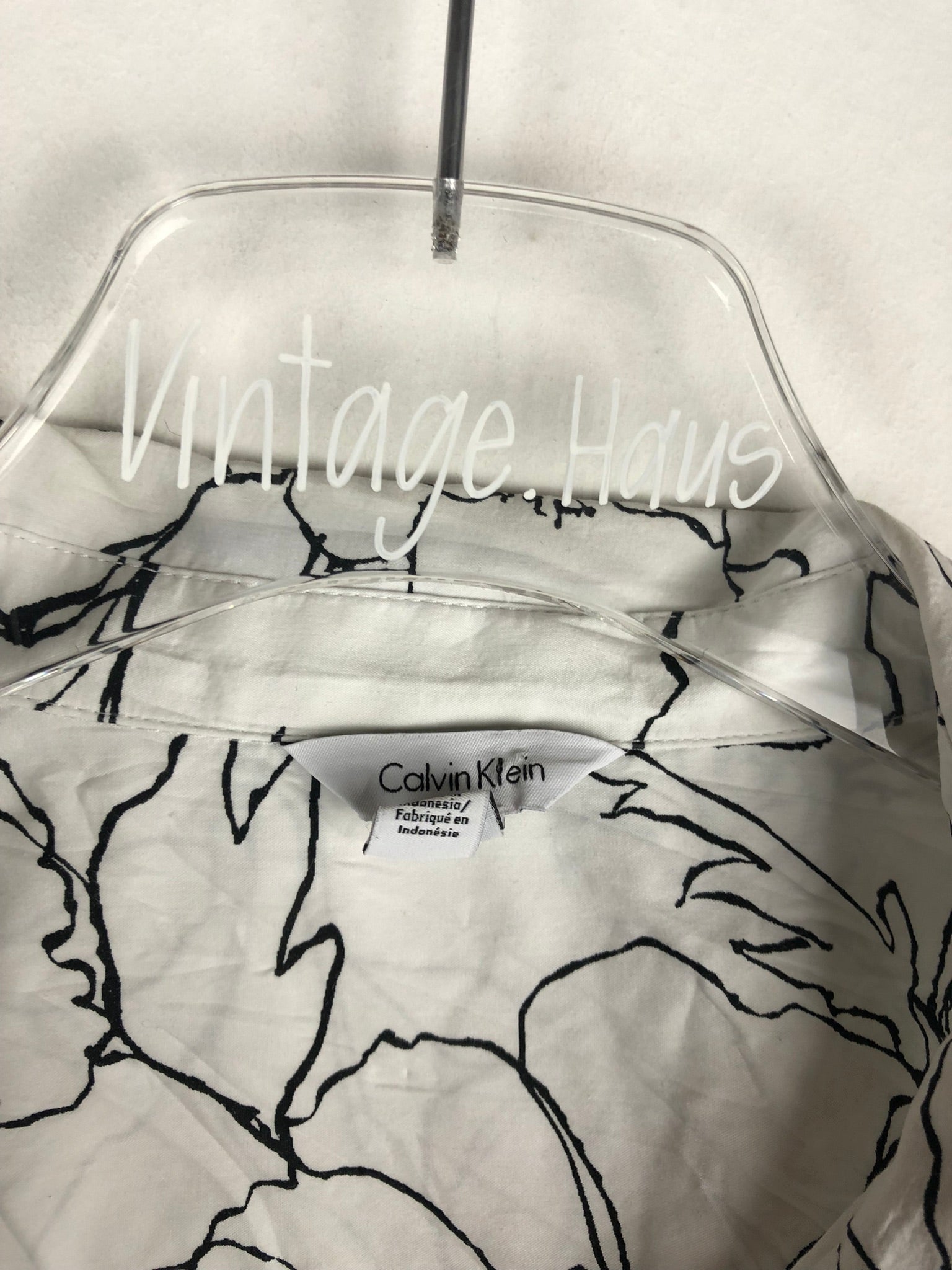 Vintage Calvin Klein Bluse (M-L)