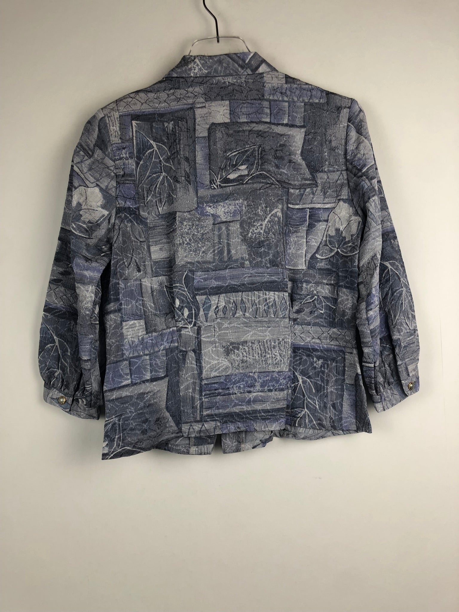 Vintage Bluse mit Schulterpolster (S)