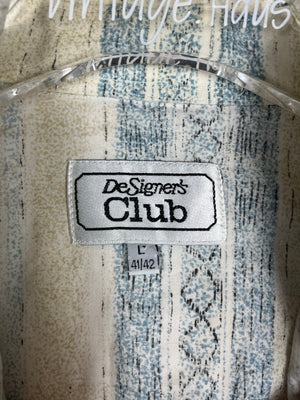 Vintage Crazy Pattern Hemd (L)