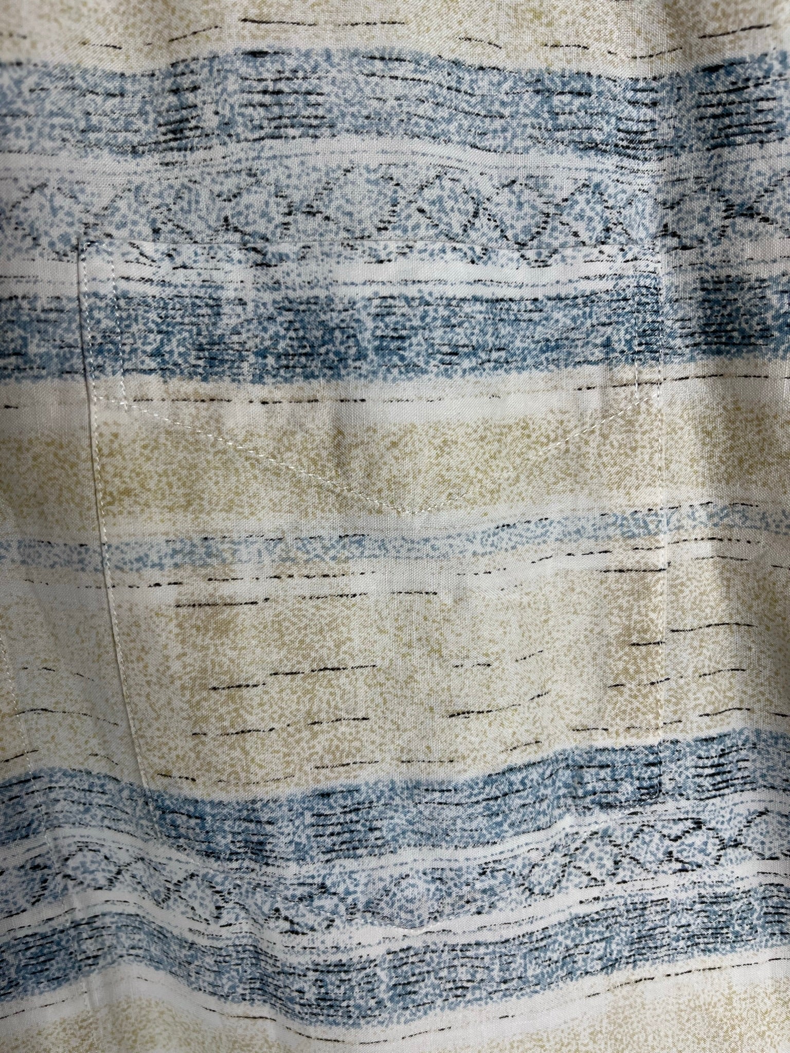 Vintage Crazy Pattern Hemd (L)