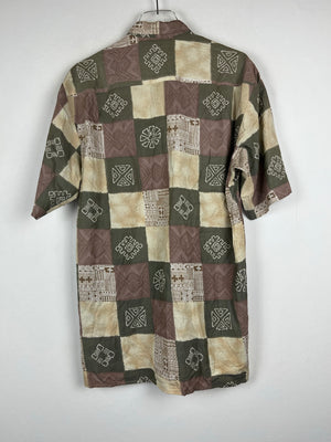 Vintage Crazy Pattern Hemd (S)