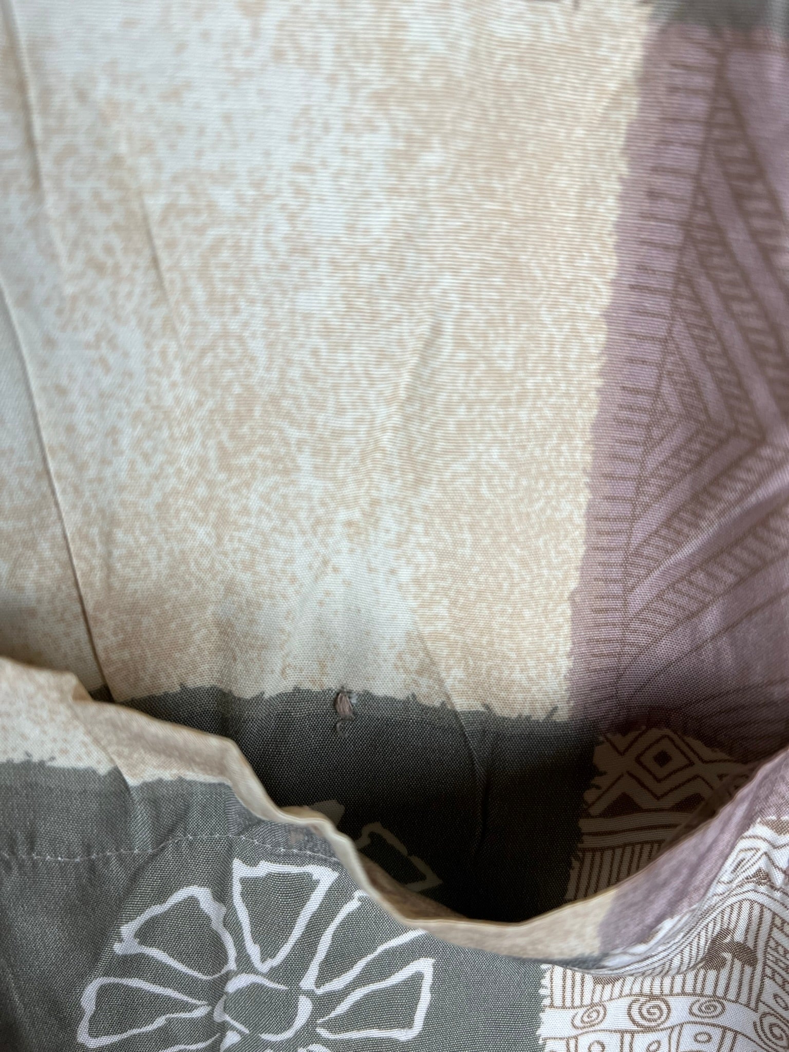 Vintage Crazy Pattern Hemd (S)